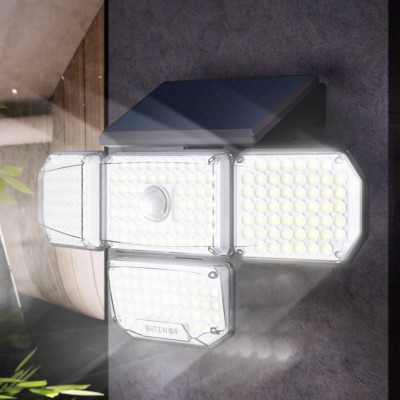 Išorinė "Blitzwolf" LED saulės lempa BW-OLT6 su sutemų ir