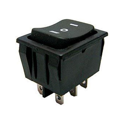 Klavišinis jungiklis 3pol./6pin (ON)-OFF-(ON) 250V/15A