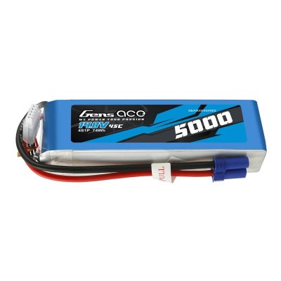 Akumuliatorius Gens Ace 5000mAh 14.8V 45C 4S1P-Pagrindinis