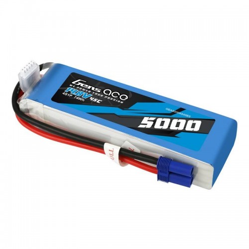 Akumuliatorius Gens Ace 5000mAh 14.8V 45C 4S1P-Pagrindinis