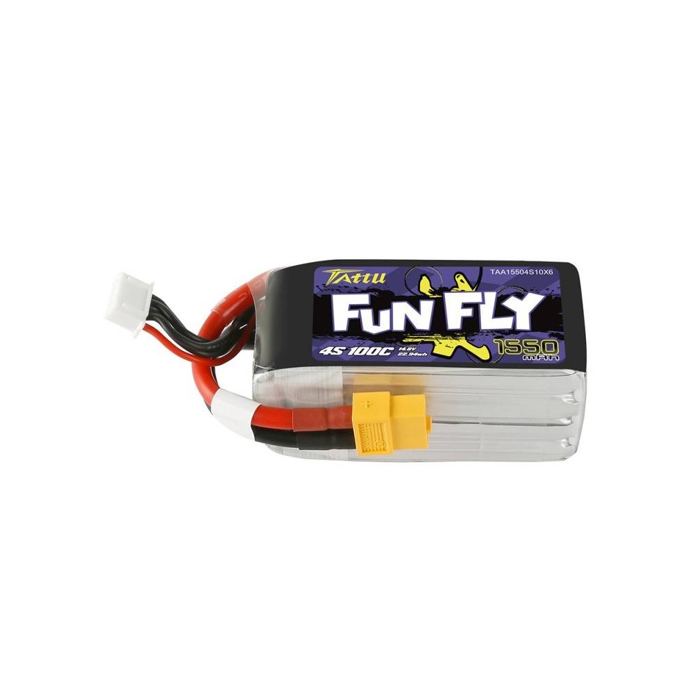 Akumuliatorius Tattu Funfly 1550mAh 14,8V 100C 4S1P-Pagrindinis