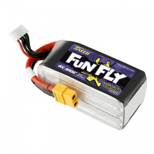 Akumuliatorius Tattu Funfly 1550mAh 14,8V 100C 4S1P-Pagrindinis