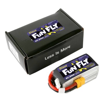 Akumuliatorius Tattu Funfly 1550mAh 14,8V 100C 4S1P-Pagrindinis