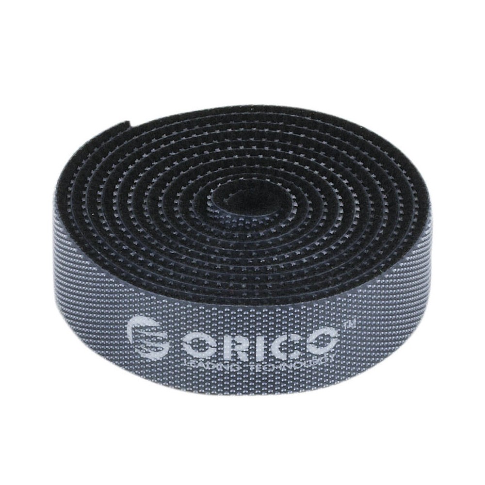 Orico Apskritimo "Velcro" dirželiai 1 m (juodi)-Pagrindinis