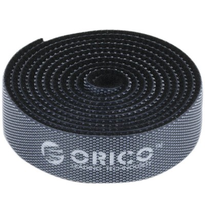 Orico Apskritimo "Velcro" dirželiai 1 m (juodi)-Pagrindinis
