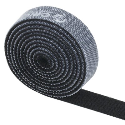 Orico Apskritimo "Velcro" dirželiai 1 m (juodi)-Pagrindinis