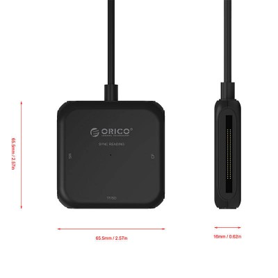 Orico 4-IN-1 USB 3.0 kortelių skaitytuvas (juodas)-Pagrindinis