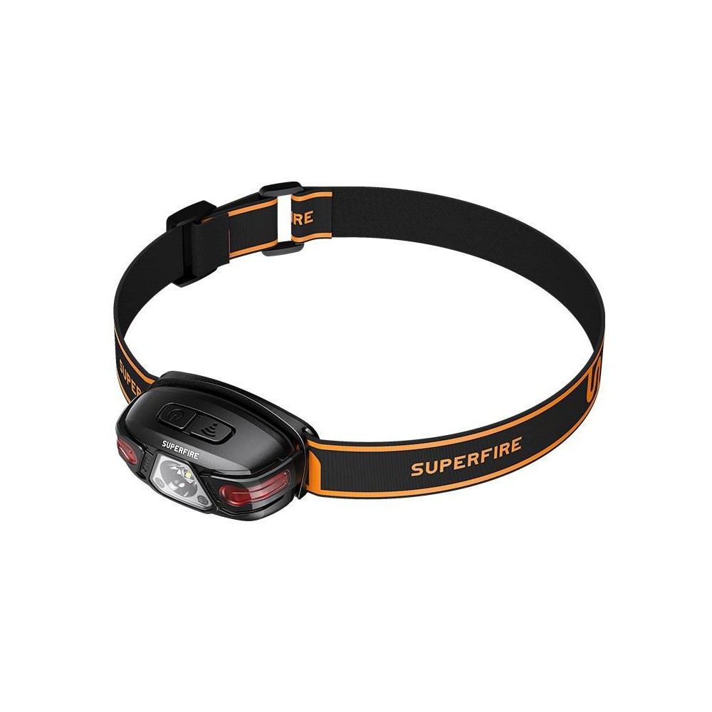 Priekinis žibintas Superfire HL63, 450lm, USB-C-Pagrindinis Priekinis žibintas Superfire HL63, 450lm, USB-C-Pagrindinis
