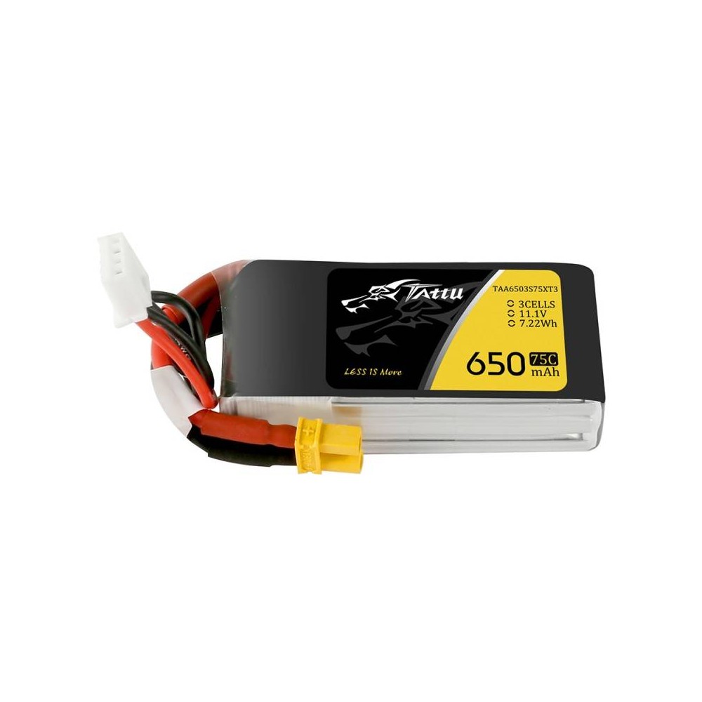 Akumuliatorius Tattu 650mAh 11,1V 75C 3S1P-Pagrindinis