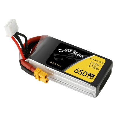 Akumuliatorius Tattu 650mAh 11,1V 75C 3S1P-Pagrindinis