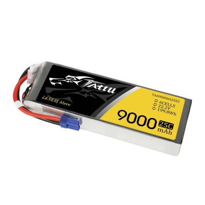 Akumuliatorius Tattu 9000mAh 22,2V 25C 6S1P-Pagrindinis