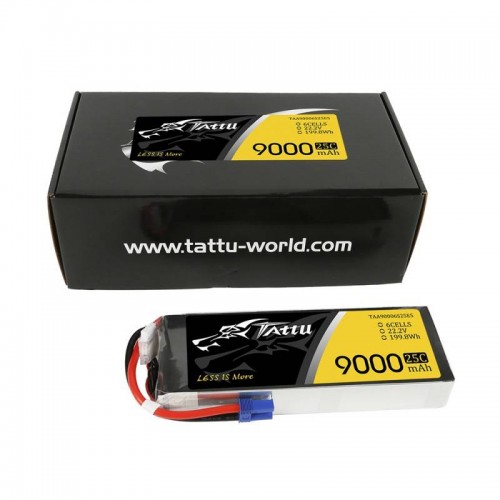 Akumuliatorius Tattu 9000mAh 22,2V 25C 6S1P-Pagrindinis