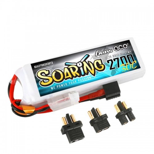 Akumuliatorius Gens Ace Soaring 2700mAh 11.1V 30C 3S1P iš