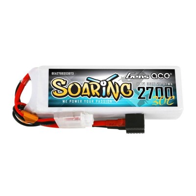 Akumuliatorius Gens Ace Soaring 2700mAh 11.1V 30C 3S1P iš