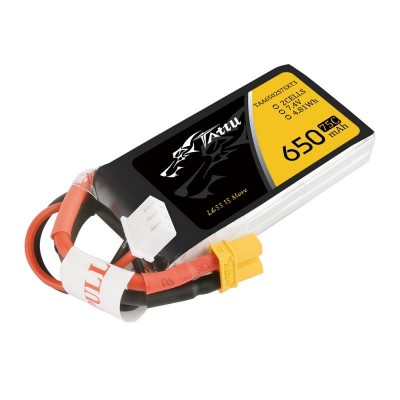 Akumuliatorius Tattu 650mAh 7.4V 75C 2S1P-Pagrindinis
