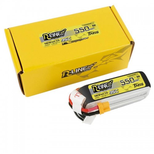 Akumuliatorius Tattu R-Linija 550mAh 14,8V 95C 4S1P-Pagrindinis