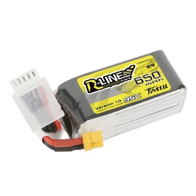 Akumuliatorius Tattu R-Linija 650mAh 14,8V 95C 4S1P