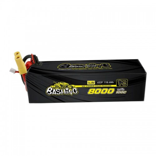 Akumuliatorius GensAce Bashing 8000mAh 14.8V 100C 4S2P LiPo