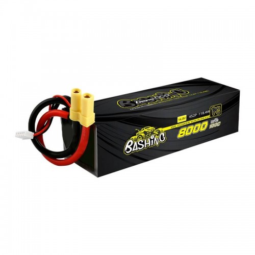 Akumuliatorius GensAce Bashing 8000mAh 14.8V 100C 4S2P LiPo