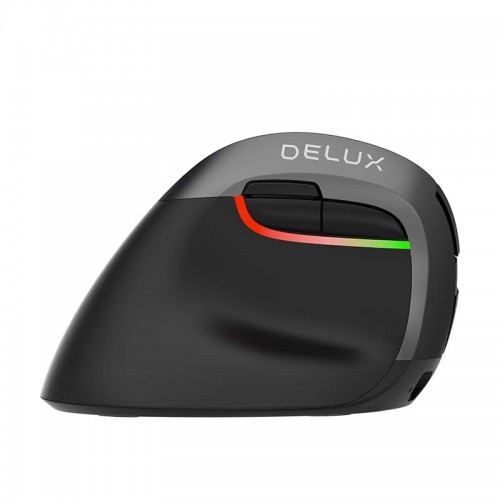 Belaidė vertikalioji pelė Delux M618ZD BT+2.4G (skirta