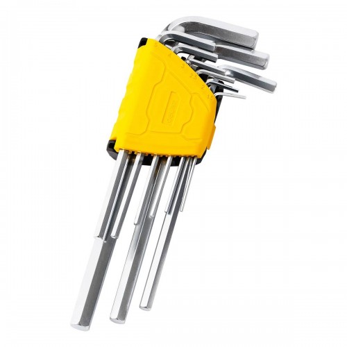 Šešiakampių raktų rinkiniai 1.5-10 mm Deli Tools EDL3590