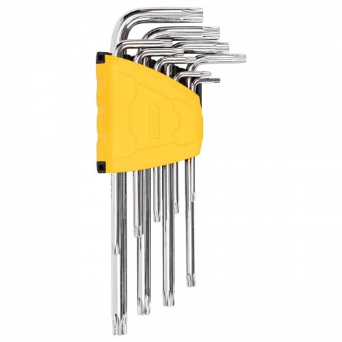 "Torx" šešiakampių raktų rinkiniai 1,5-10 mm Deli Tools EDL3091
