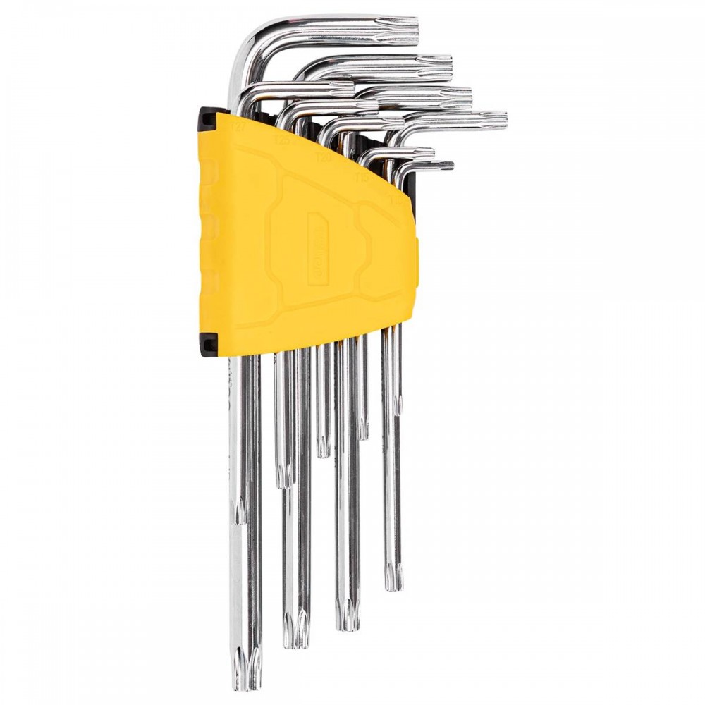 "Torx" šešiakampių raktų rinkiniai 1,5-10 mm Deli Tools EDL3091