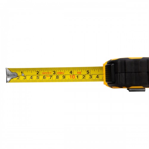 Plieninė matavimo juosta 5 m/25 mm Deli Tools EDL3797Y