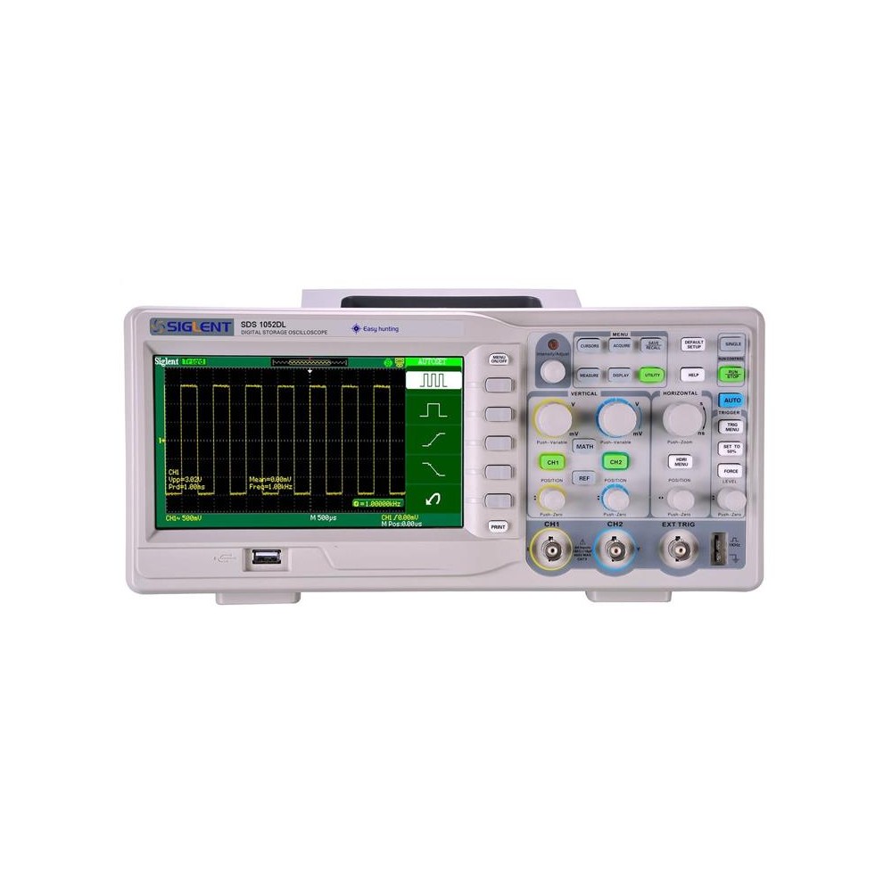 Osciloskopas SIGLENT SDS1052DL+ (50MHz)-Osciloskopai