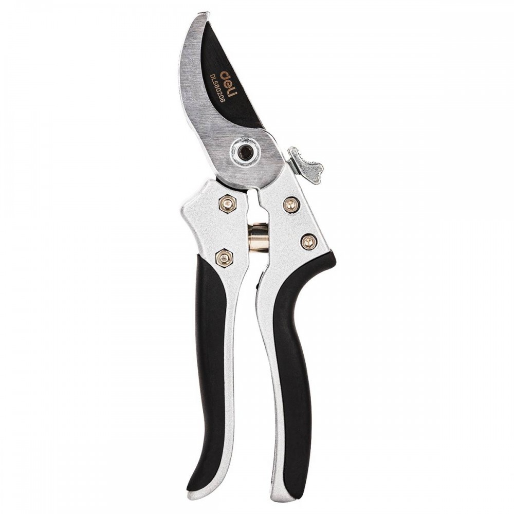 Sodo žirklės 8" Deli Tools EDL580206 (juodos