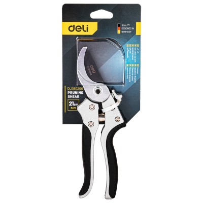 Sodo žirklės 8" Deli Tools EDL580206 (juodos