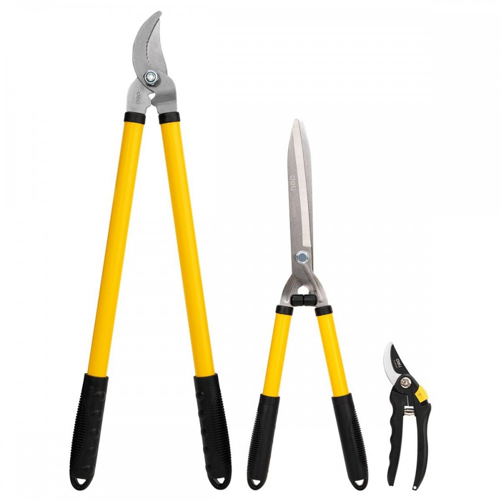 Sodo įrankių rinkinys 3 vnt. Deli Tools EDL580003 (geltonos
