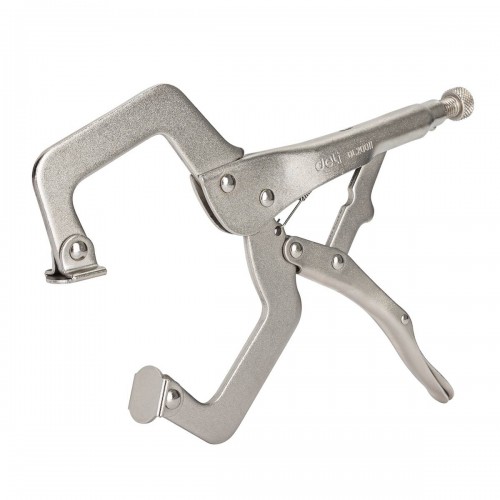 C spaustuko fiksavimo replės 11" Deli Tools EDL20011