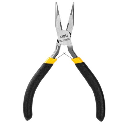 Mini replės 5" Deli Tools EDL20026 (geltonos spalvos)-Įvairios