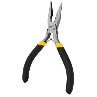 Mini replės 5" Deli Tools EDL20026 (geltonos spalvos)-Įvairios