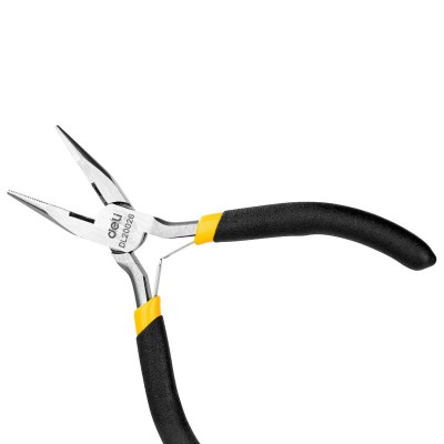 Mini replės 5" Deli Tools EDL20026 (geltonos spalvos)-Įvairios