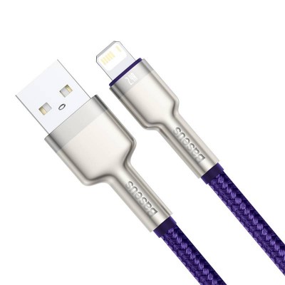 USB laidas "Lightning Baseus Cafule", 2,4 A, 2 m
