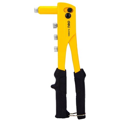Rankinis kniediklis Deli Tools EDL236910 (geltonas)-Kniedžių