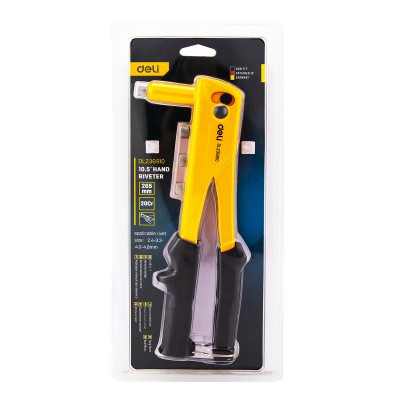 Rankinis kniediklis Deli Tools EDL236910 (geltonas)-Kniedžių