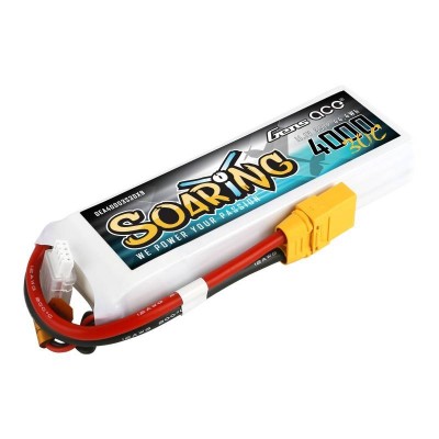 Gens Ace Soaring 4000mAh 11.1V 30C 3S1P Lipo akumuliatorių