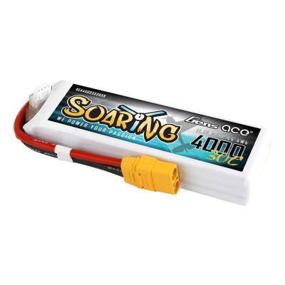 Gens Ace Soaring 4000mAh 11.1V 30C 3S1P Lipo akumuliatorių