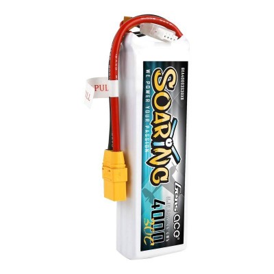 Gens Ace Soaring 4000mAh 11.1V 30C 3S1P Lipo akumuliatorių