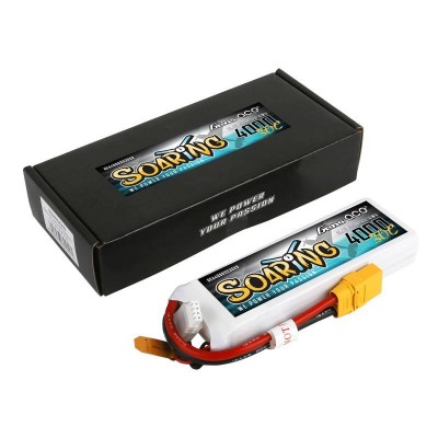 Gens Ace Soaring 4000mAh 11.1V 30C 3S1P Lipo akumuliatorių