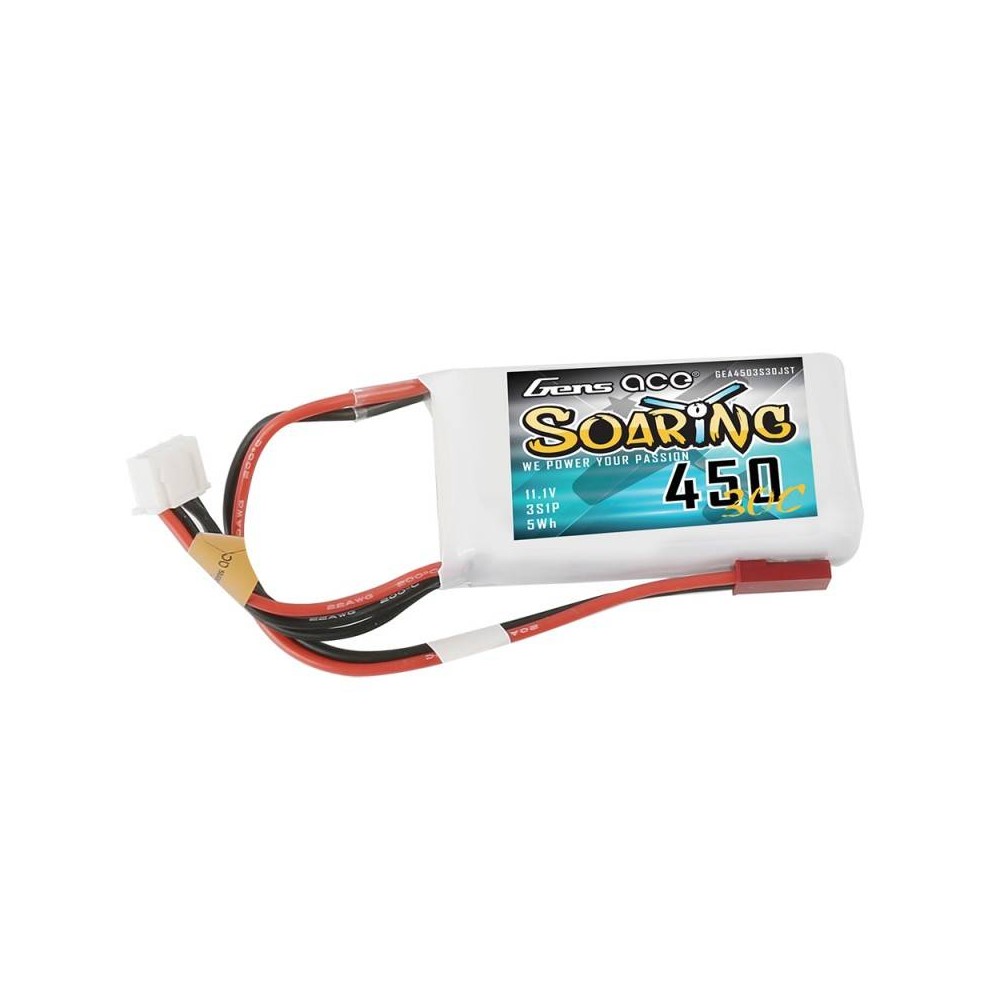 Akumuliatorius Gens Ace Soaring 450mAh 11.1V 30C 3S1P