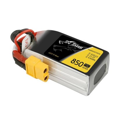 Akumuliatorius Tattu 850mAh 11.1V 75C 3S1P Konektor