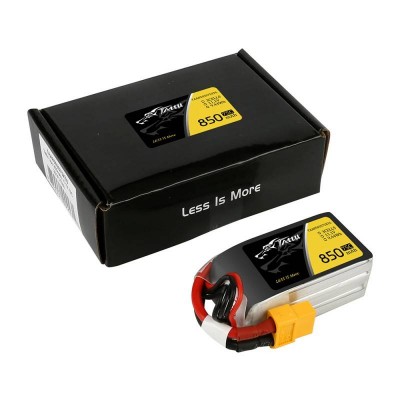 Akumuliatorius Tattu 850mAh 11.1V 75C 3S1P Konektor