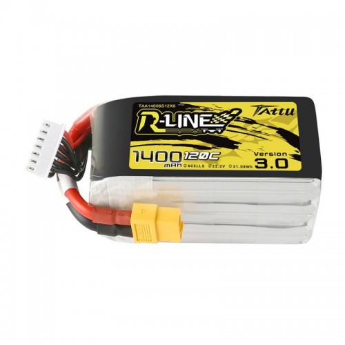 Akumuliatorius Tattu R-Linija 3.0 1400mAh 22,2V 120C 6S1P