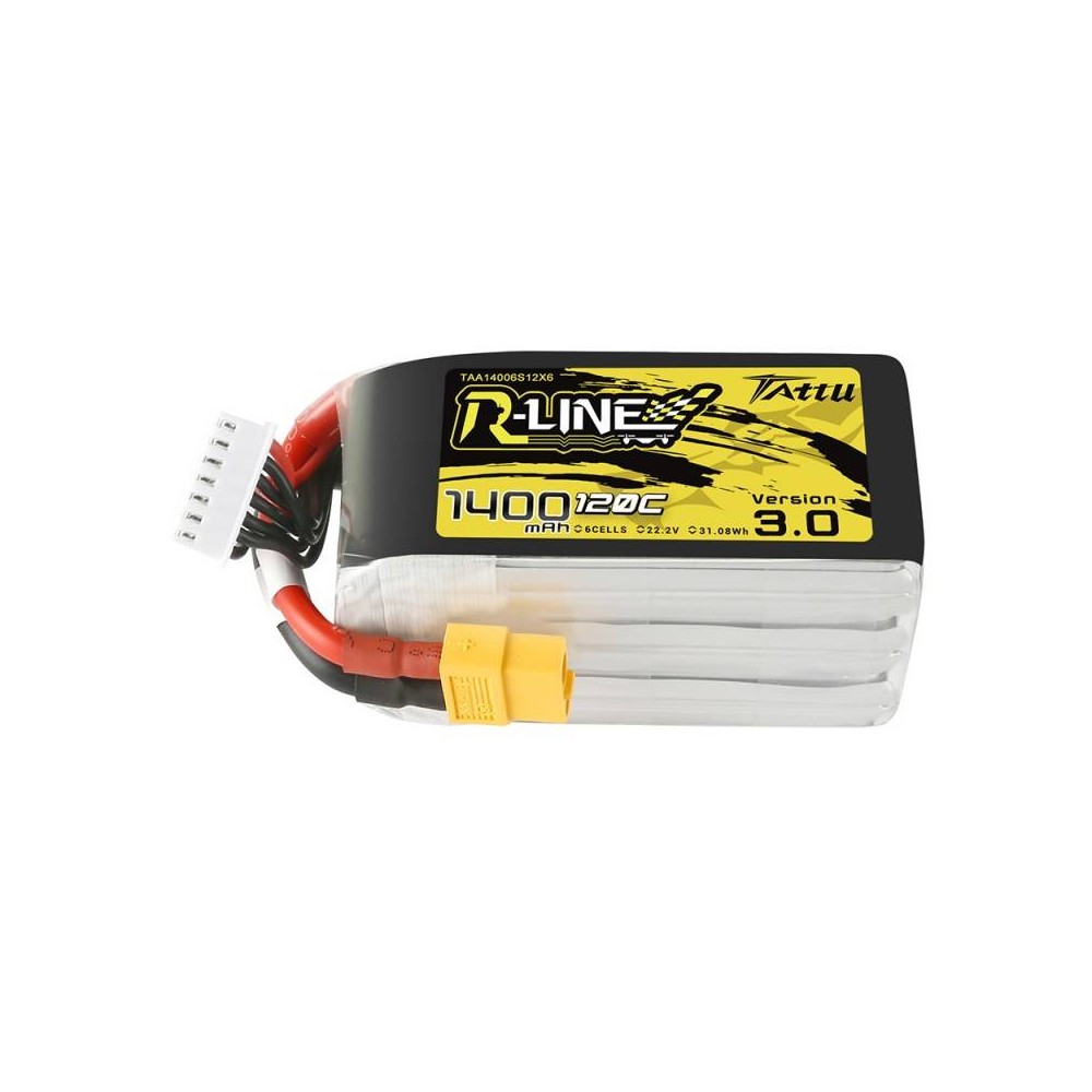 Akumuliatorius Tattu R-Linija 3.0 1400mAh 22,2V 120C 6S1P