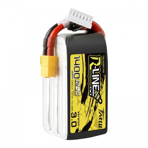 Akumuliatorius Tattu R-Linija 3.0 1400mAh 22,2V 120C 6S1P