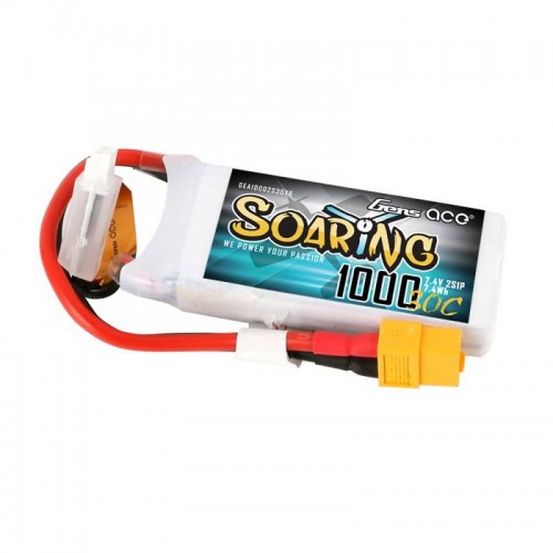 Akumuliatorius Gens Ace Soaring 1000mAh 7.4V 30C 2S1P